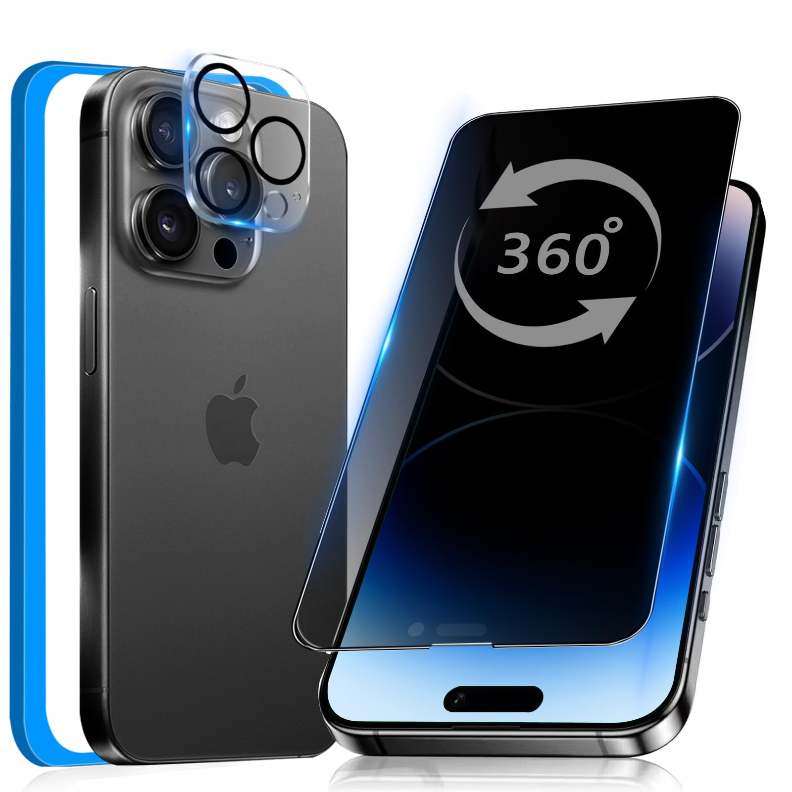 iPhone14 pro 本体　128GB フィルム付き Amazon | 【360度 覗き見防止】 iPhone14 Pro 用 ガラスフィルム 覗き